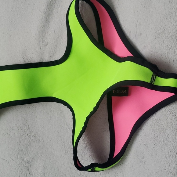 INDAH , REVERSIBLE NEOPRENE ONE-PIECE BIKINI SIZE XS / S - Picture 5 of 10